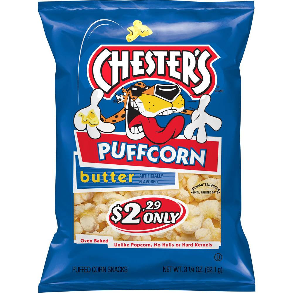 Chester's Puffed Corn Snacks (butter)