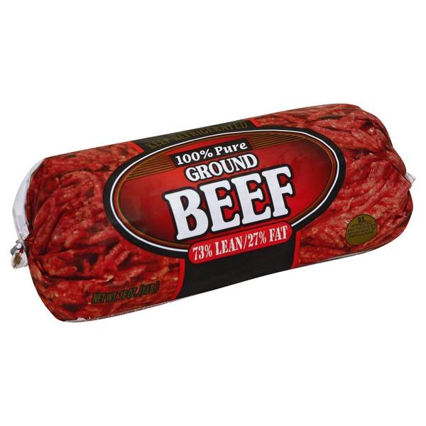Beef, Ground, 73% Lean 48 Oz (3 Lb)