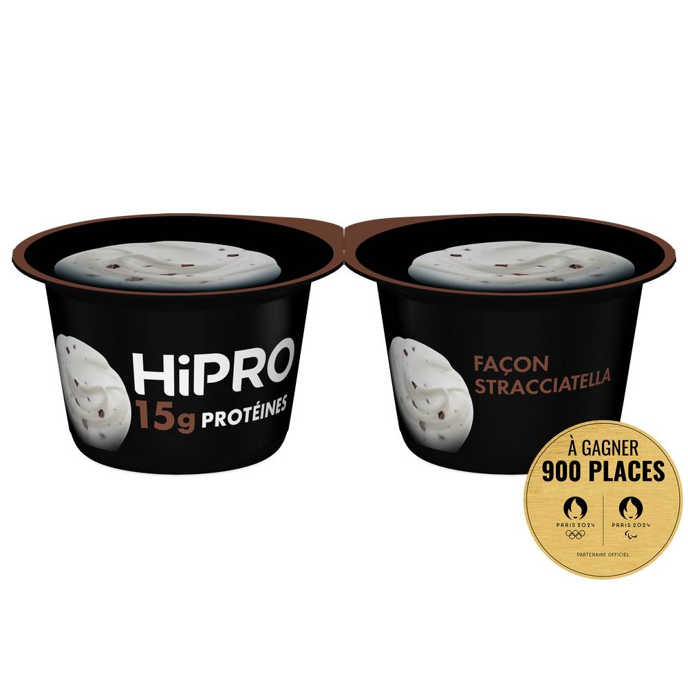 Hipro - Yaourt façon stracciatella