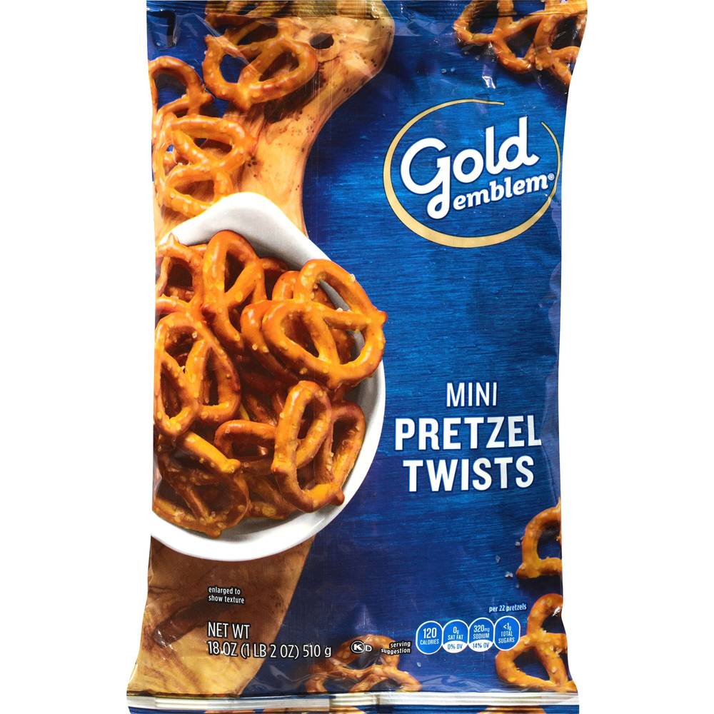 Gold Emblem Mini Pretzel Twists