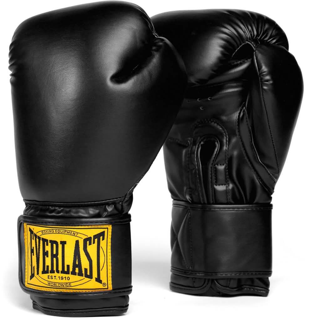 Everlast 1910 Classic Boxing Gloves (Black, 16 oz.)
