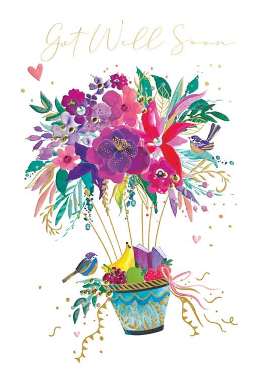 Notes & Queries Get Well Greeting Card