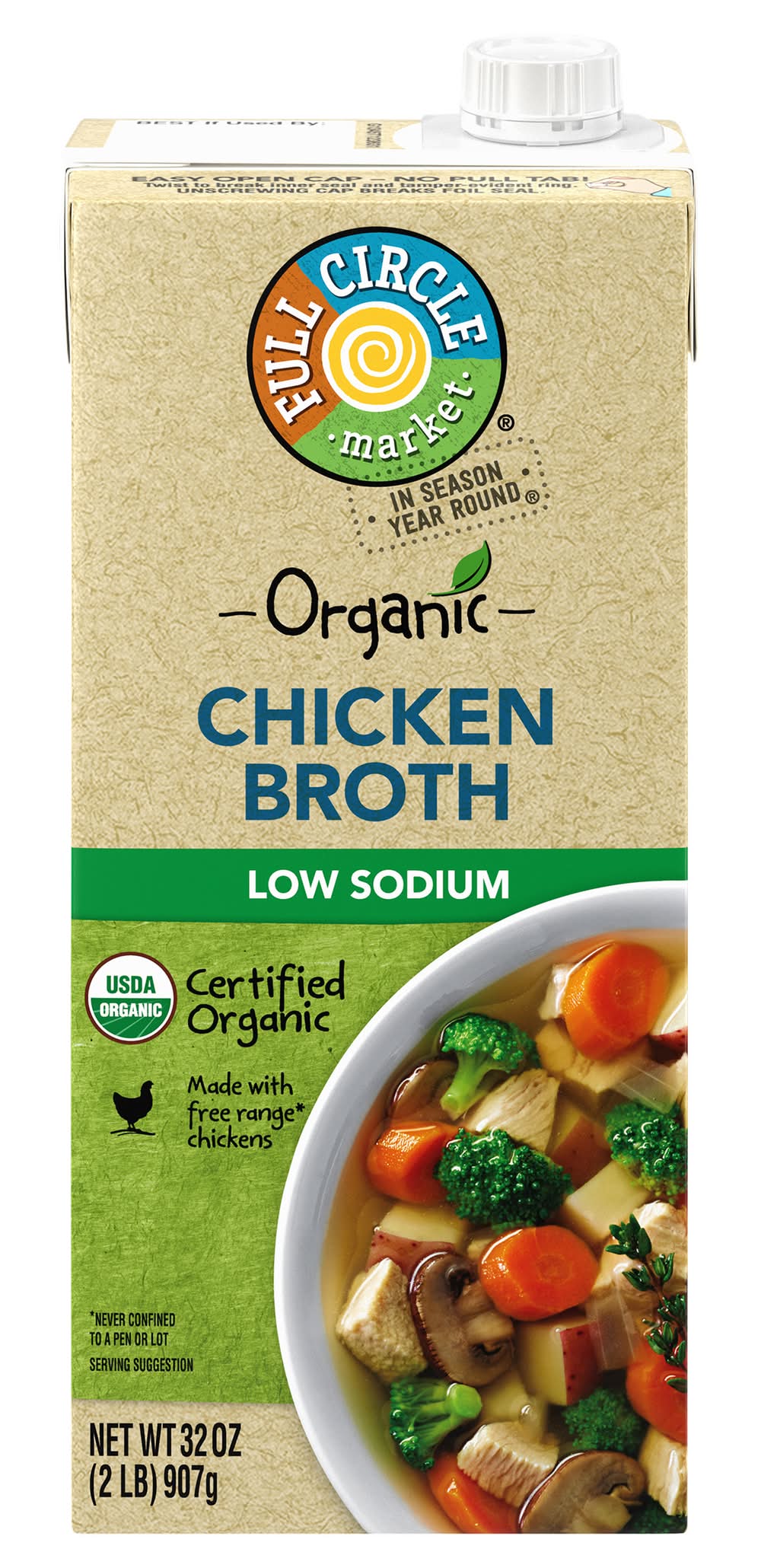 Full Circle Organic Broth, Chicken (32 oz)