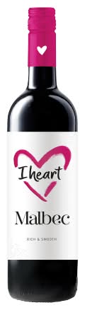 I Heart Rich & Smooth Malbec Red Wine (750ml)