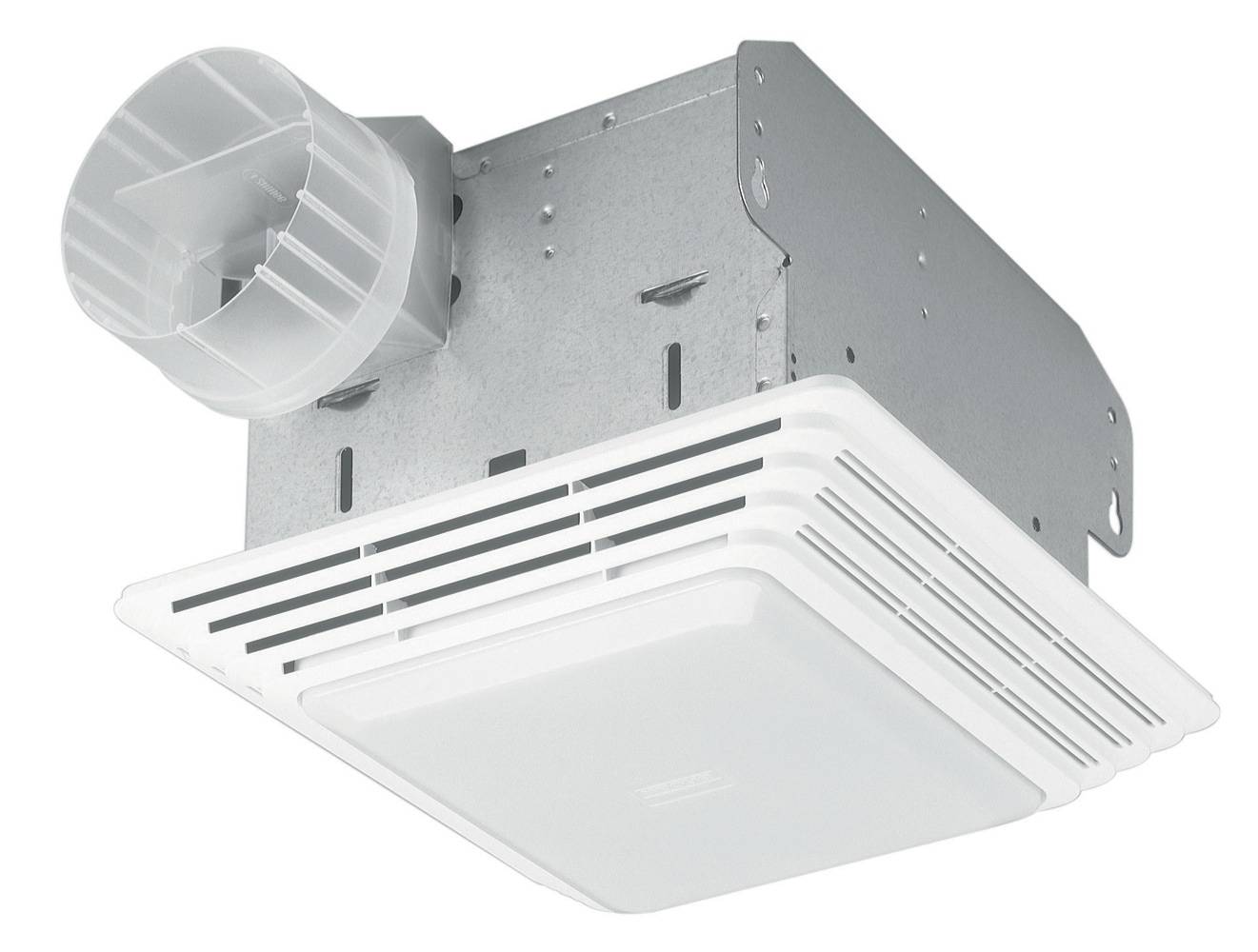 Broan 2.5-Sone 50-CFM White Lighted Bathroom Fan | 678