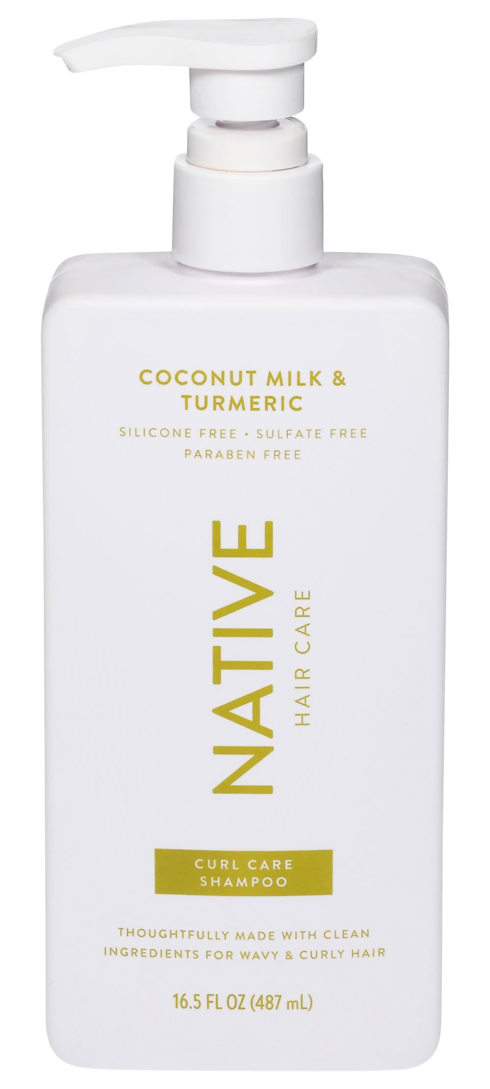 Native Curl Care Shampoo, Coconut Milk - Turmeric (16.5 fl oz)