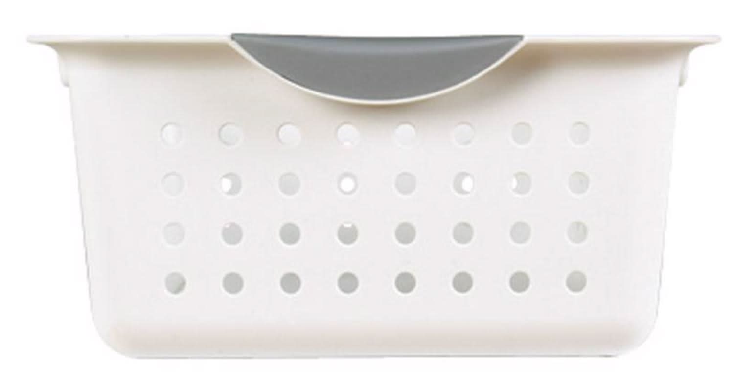 Sterilite 0.9 Cu Ft White Storage Bin 5 In. H X 10.75 In. W X 13.75 In. D Stackable