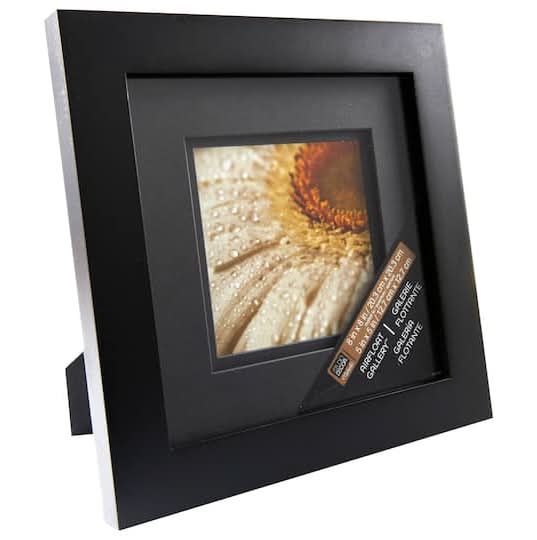 Gallery Black Frame With Black Double Mat By Studio Decor