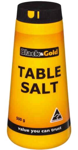 Black Gold Iodised Table Salt (500g)