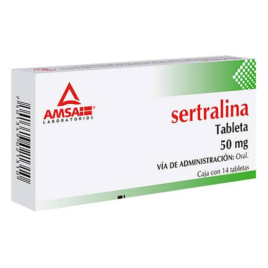 Amsa sertralina tabletas 50 mg (14 un)