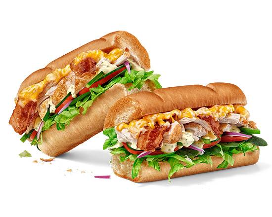 Poulet, bacon et ranch au poivre 12" / Footlong Chicken Bacon & Peppercorn Ranch Sub