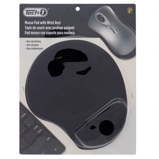 Tech1 Tapis de souris avec protège-poignet (##)