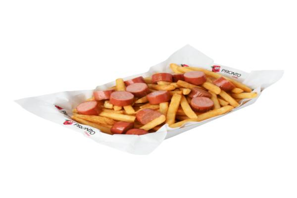 Mega papas wow Salchipapas