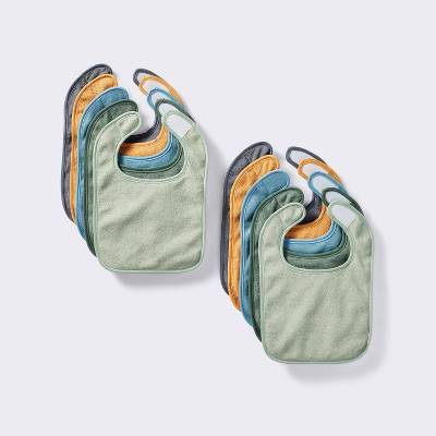 Cloud Island Terry Bibs Cool pack, Assorted (10 ct)