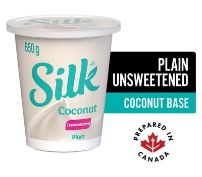 Silk yaourt à base de plantes non sucré - unsweetened plant based yogurt (noix de coco)