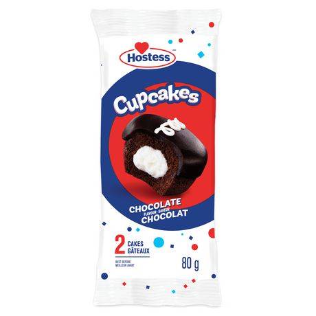 Hostess Chocolate Cupcakes (80 g, 2 ct)