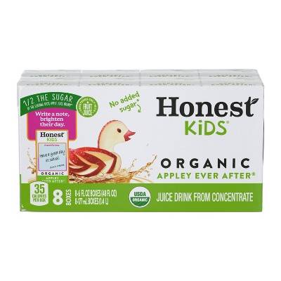 Honest Kids Organic Apple Juice Drink (8 pack, 6 fl oz)