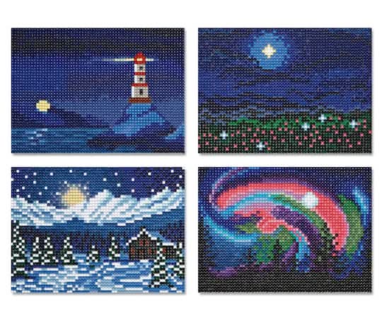 Make Market Night Landscapes Diamond Art Kit (4 ct)