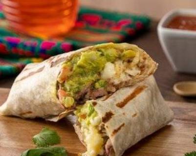 Chicken Mango Habanero Burrito (Pollo Mango Habanero Burrito)