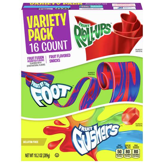 Fruit Roll-Ups Fusion Snacks (assorted)