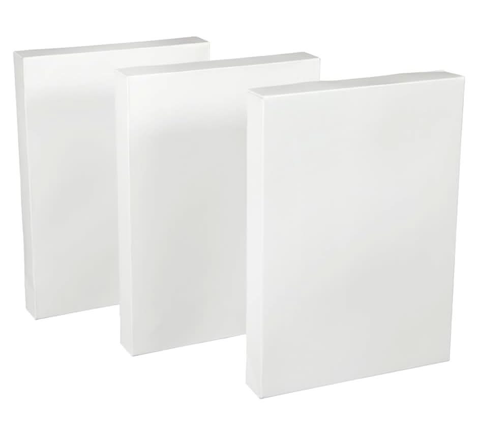 Voila Lingerie Gift Boxes, 7.87x10.87x1.5 in, White (3 ct)