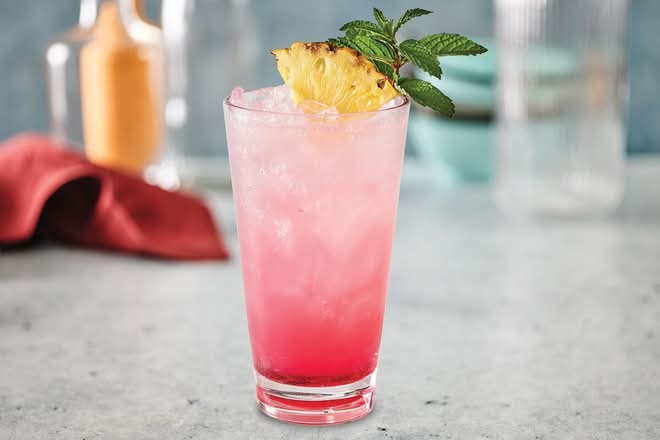 Tropical Dragon Fruit Sparkler