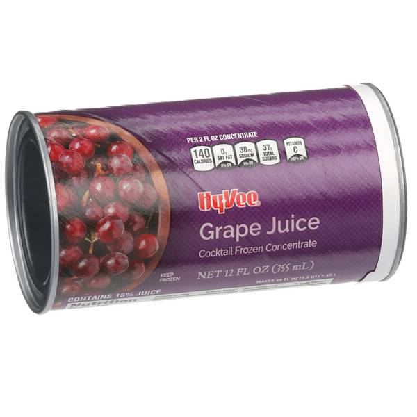 Hy-Vee Grape Cocktail Juice Drink Frozen Concentrate (12 fl oz)