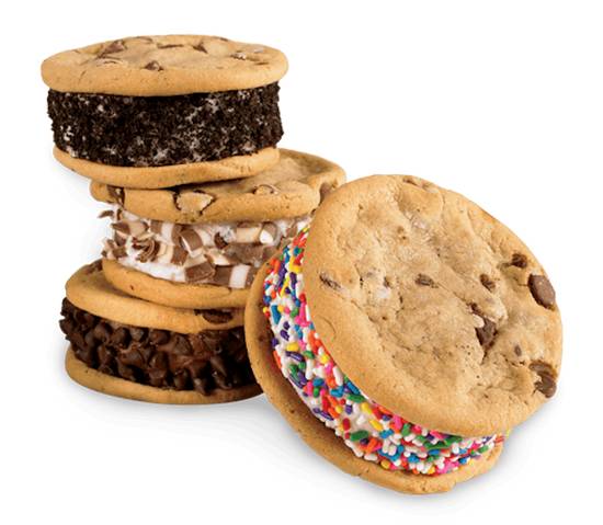 Ice Cream Cookie Sandwich Variety 4-Pack - Ready Now