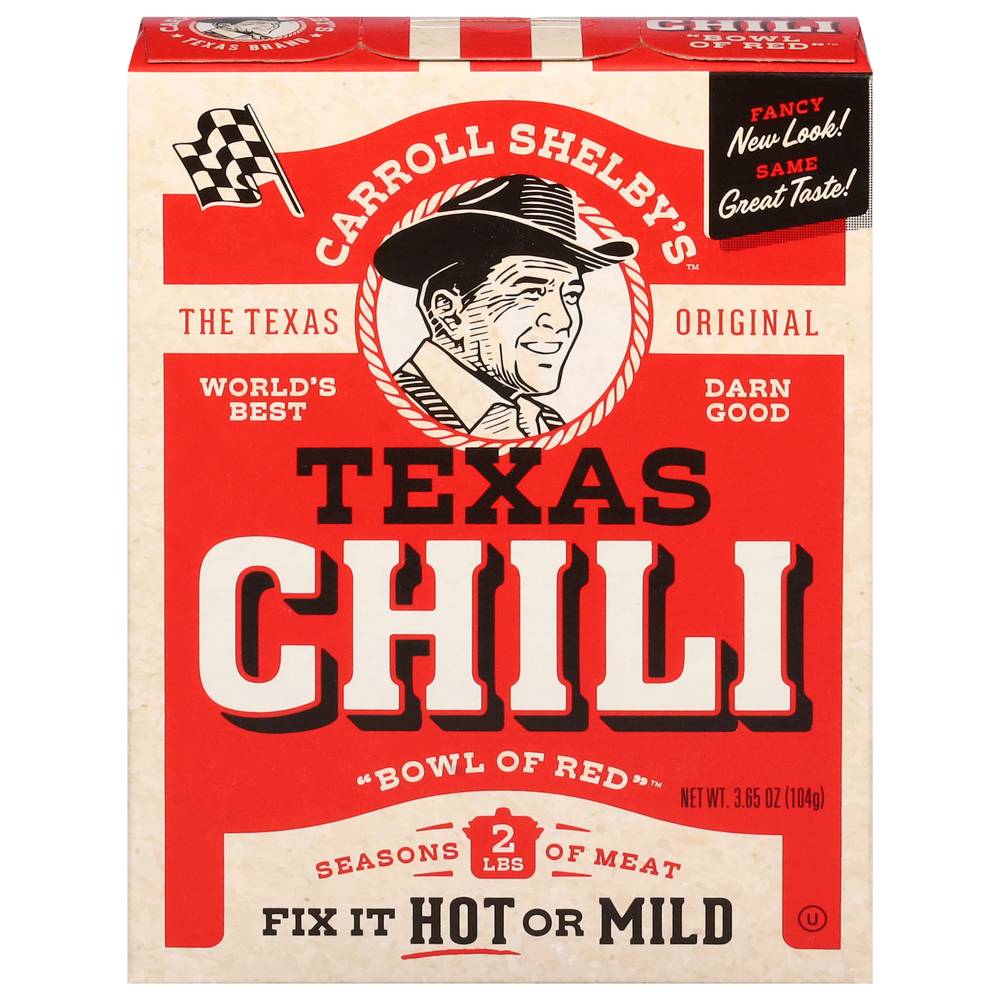 Carroll Shelby's Original Texas Chilli Kit (3.65 oz)