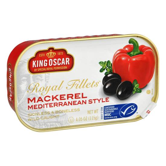 King Oscar Skinless & Bonless Mediterranean Mackerel (4.05 oz)