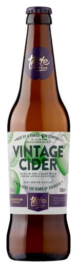 Sainsbury's 2022, Taste the Difference English Vintage Cider (500ml)