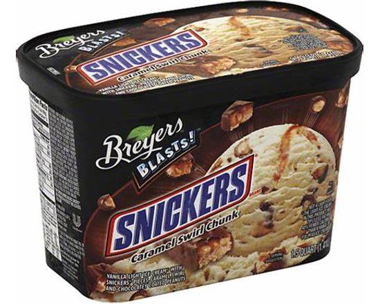 Breyers Snickers Ice Cream 16oz Container