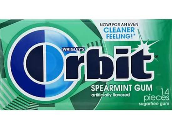Wrigleys Orbit Spearmint Gum 14 Pcs