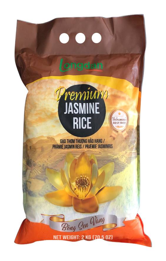 Longdan Premium Jasmine Rice (2kg)