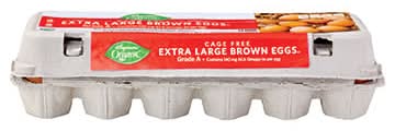 Wegmans Organic Extra Large Brown Eggs, Cage Free