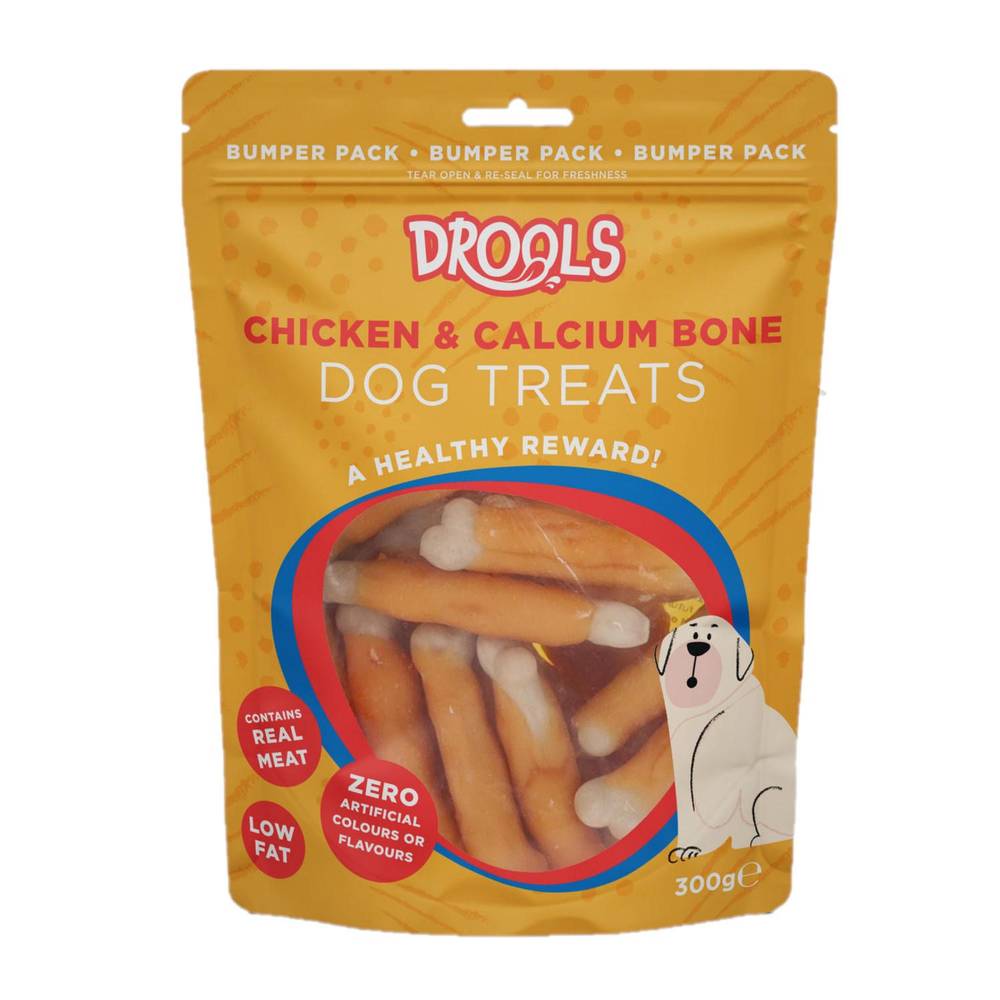 Drools 300g Chicken & Calcium Bone Dog Treats