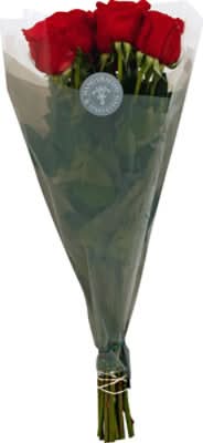 Rose Flower Bouquet, Red (12 ct)