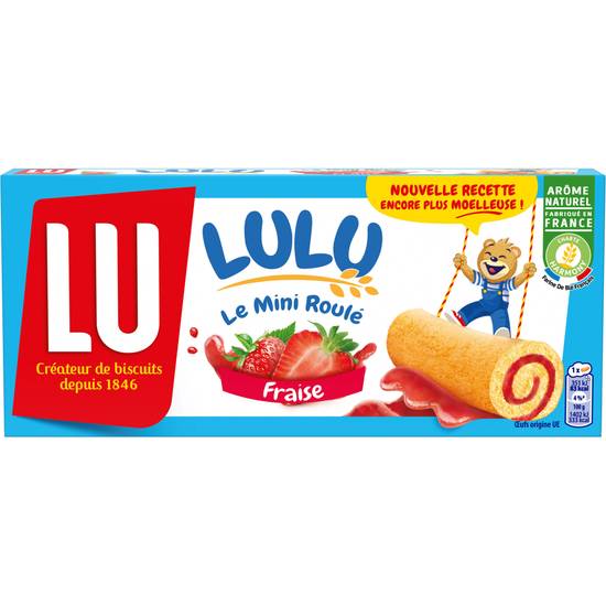 Lu - Lulu le mini roulé gâteaux (fraise)