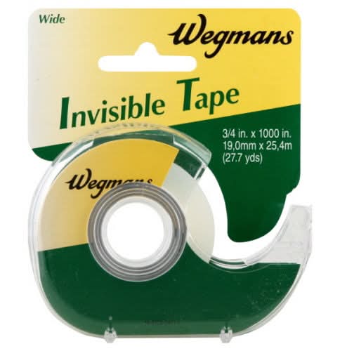 Wegmans Invisible Tape, Wide