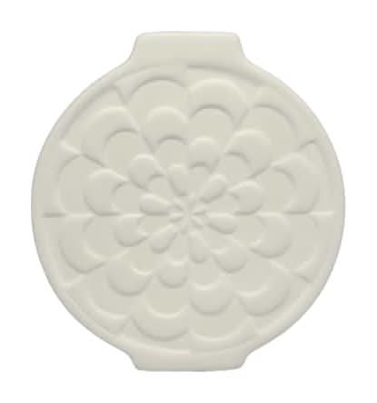 Jonathan Adler x Michaels Embossed Flower Diy Round Ceramic Vase, 7.25 in