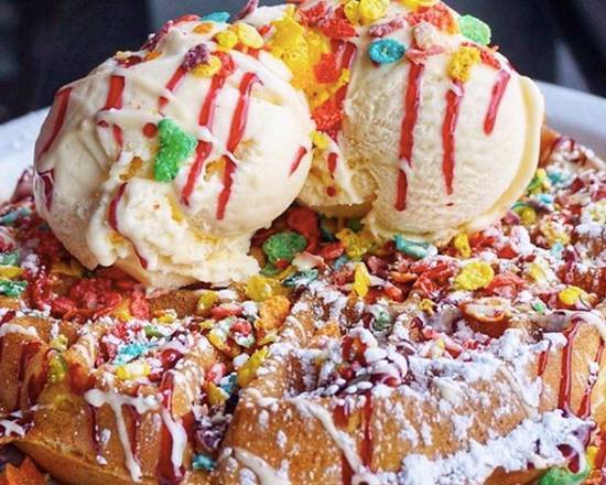 Fruity Pebbles Waffle