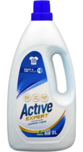 Active Expert Concentrated Laundry Liquid Front and Top Loader (2L)