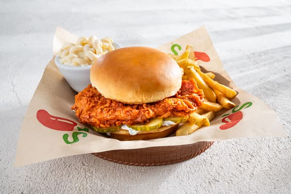 Nashville Hot Big Crispy Chicken Sandwich