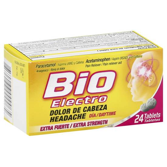 Bioelectro Daytime Extra Strength Headache Relief (24 tablets)