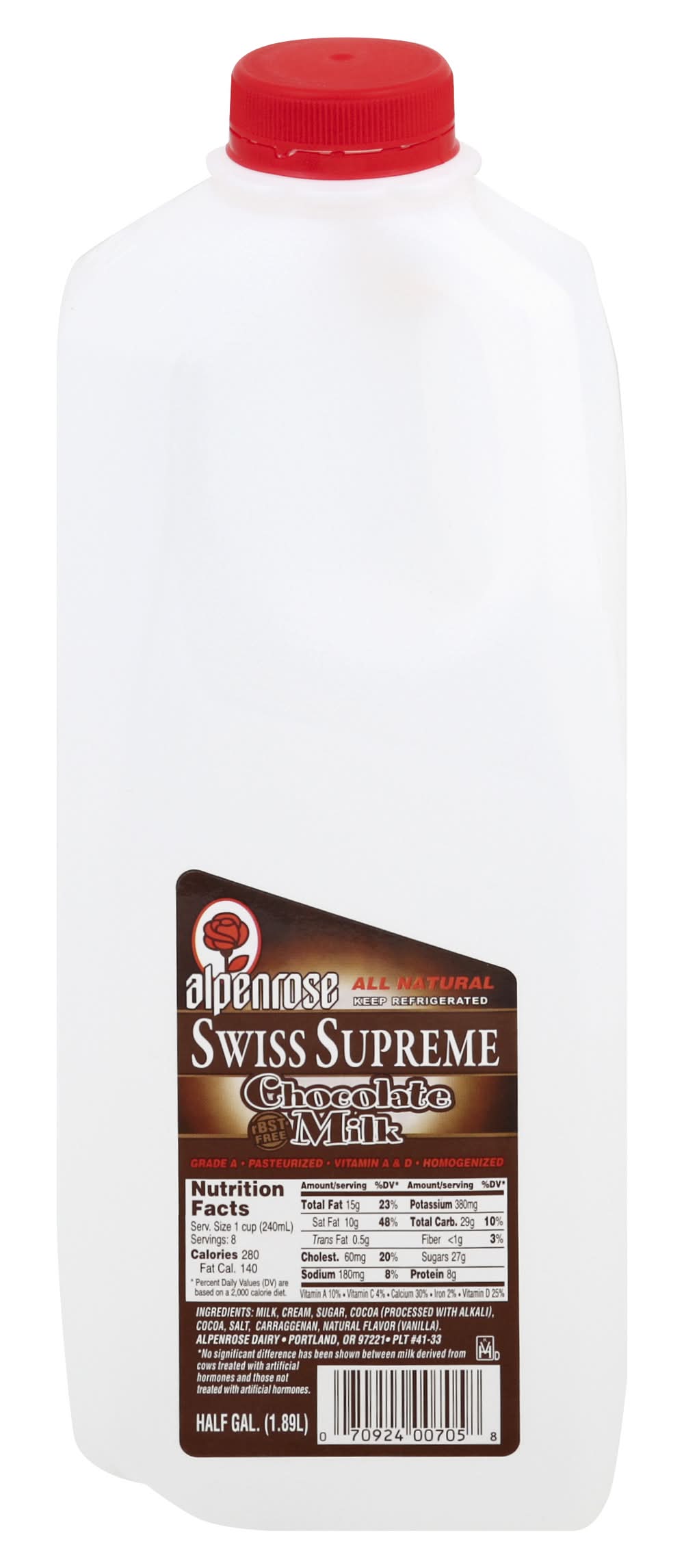 Alpenrose Swiss Supreme Chocolate Milk (4.16 lbs) | Delivery Near