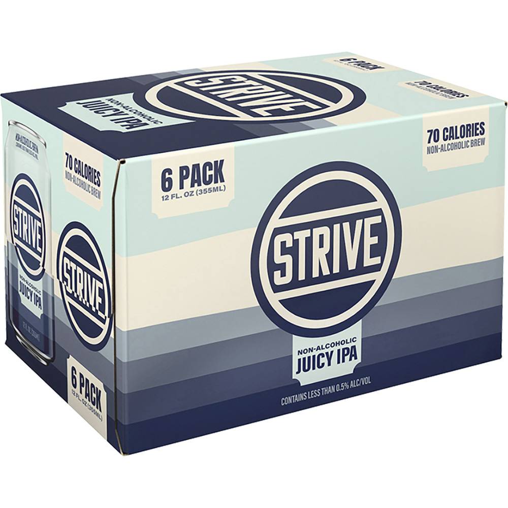 Strive Non-Alcoholic Juicy Ipa (6 x 12 fl oz)