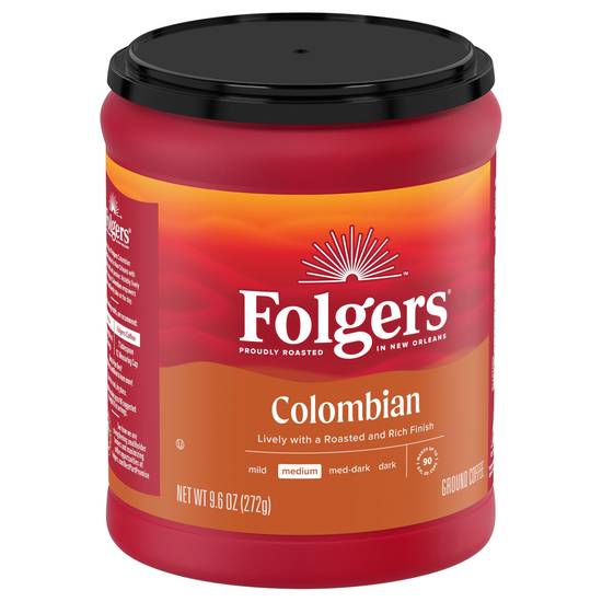 Folgers 100% Medium Roast Ground Coffee (9.6 oz) (colombian)