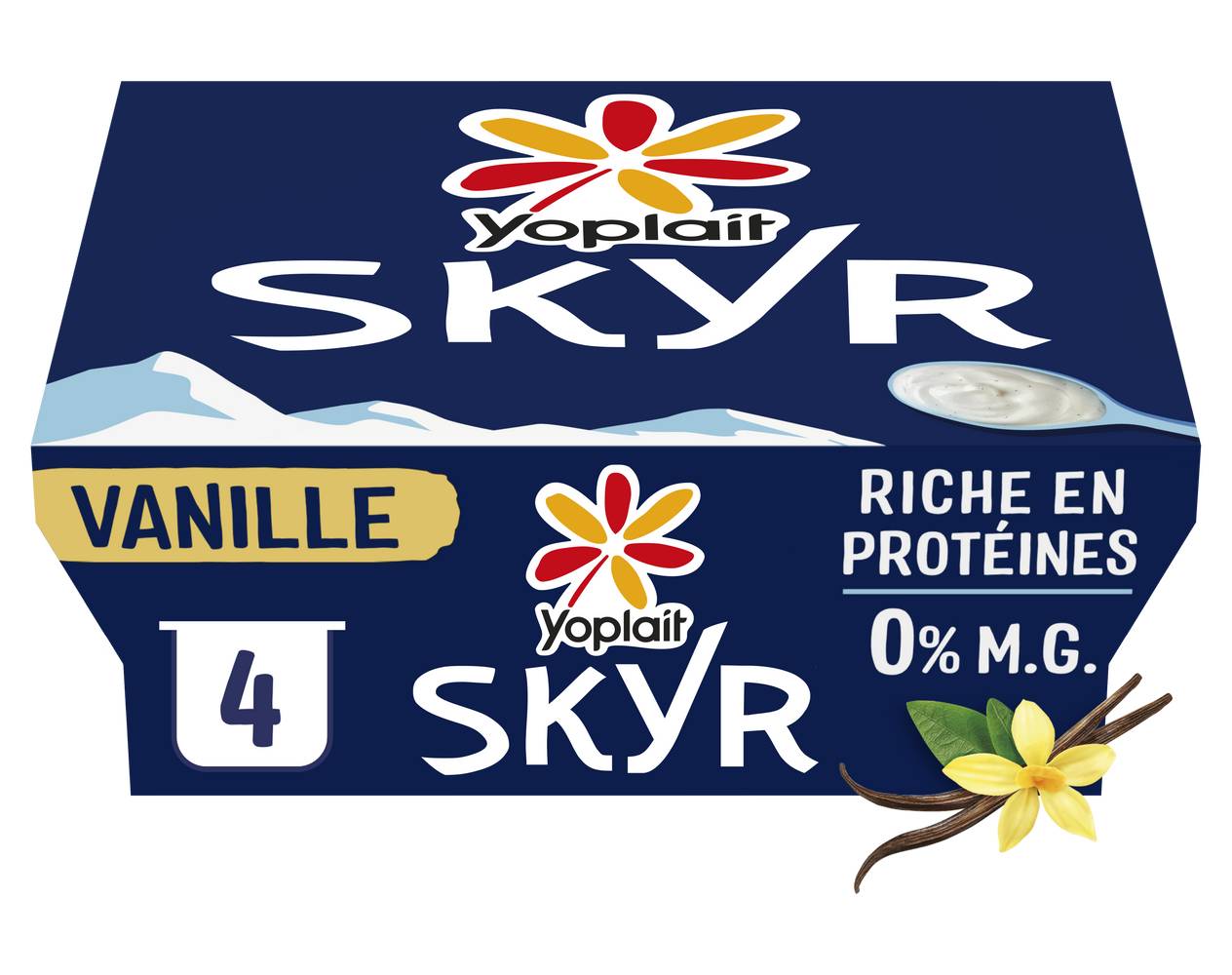 Yoplait - Skyr recette au yaourt 0% de matières grasses, vanille (4)