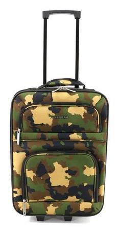 Jetstream Upright Carry on Luggage, Camo Pattern