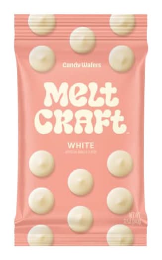Melt Craft Candy Wafers, Vanilla, White (12 oz)
